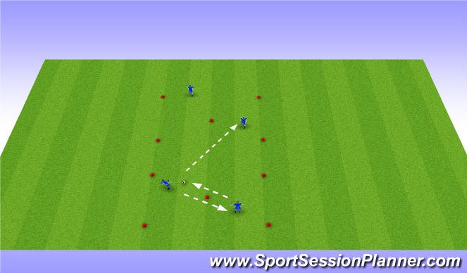 Football/Soccer Session Plan Drill (Colour): soccer tennis