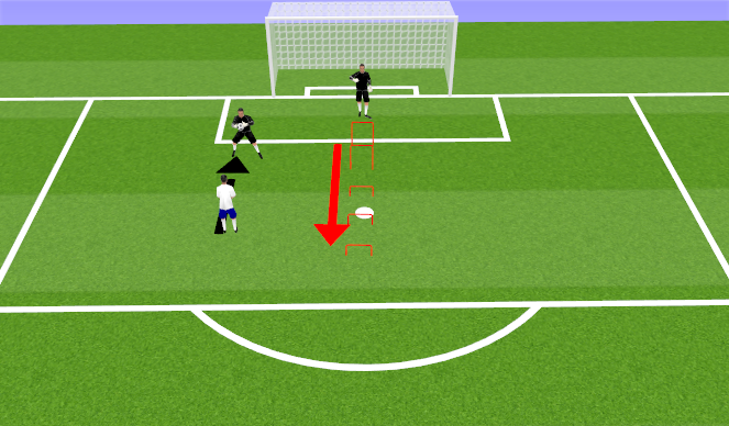 Football/Soccer Session Plan Drill (Colour): warm up - coordination