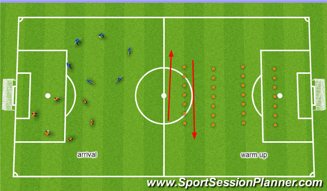 Football/Soccer Session Plan Drill (Colour): Screen 1