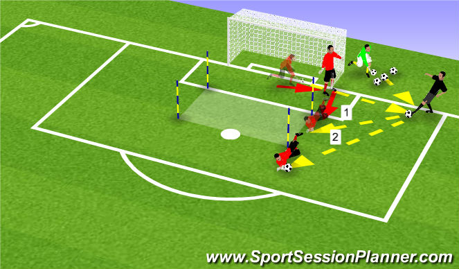 Football/Soccer Session Plan Drill (Colour): Screen 4