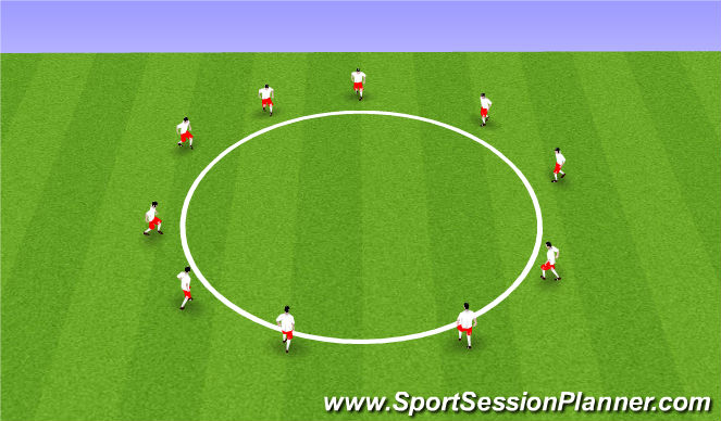 Football/Soccer Session Plan Drill (Colour): Moves Review