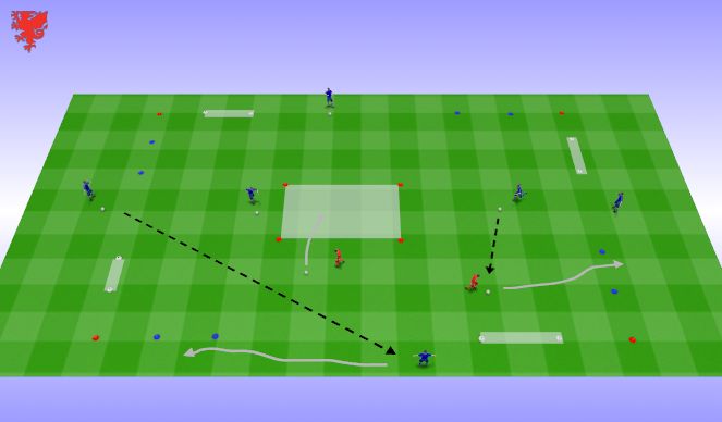 Football/Soccer Session Plan Drill (Colour): Regression