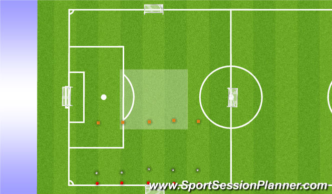 Football/Soccer Session Plan Drill (Colour): Set Up