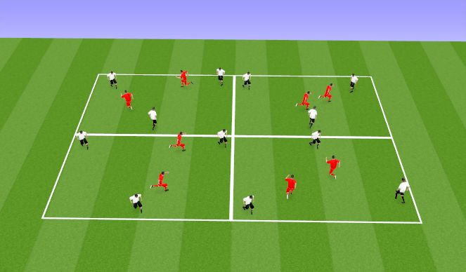 Football/Soccer Session Plan Drill (Colour): Screen 1