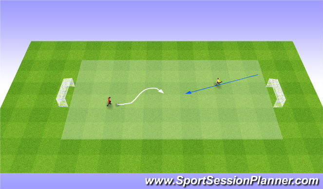 Football/Soccer Session Plan Drill (Colour): Overload SSG