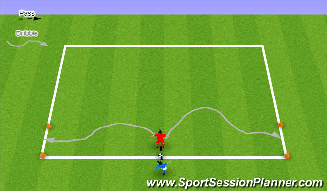 Football/Soccer Session Plan Drill (Colour): Screen 1