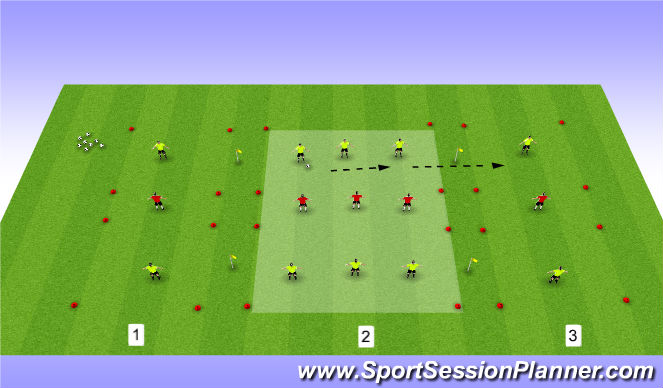 Football/Soccer Session Plan Drill (Colour): Screen 3