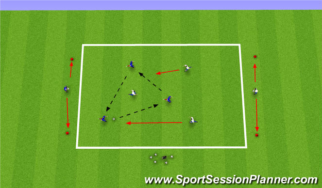 Football/Soccer Session Plan Drill (Colour): Screen 1