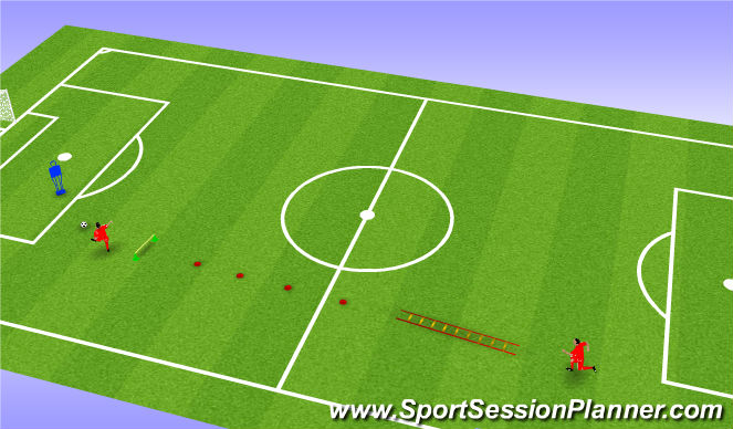 Football/Soccer Session Plan Drill (Colour): Screen 1