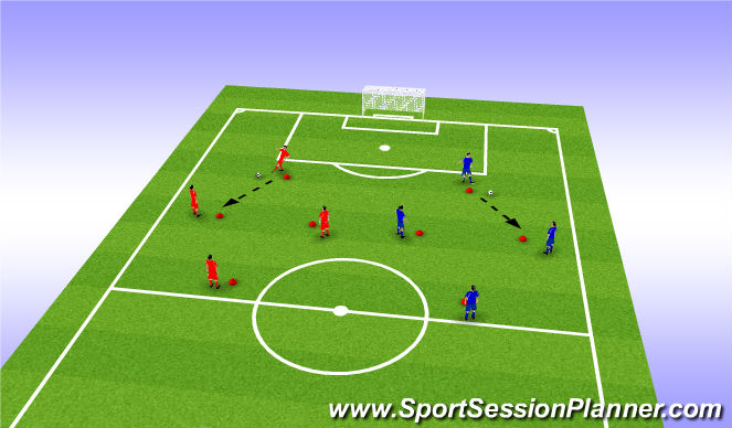 Football/Soccer Session Plan Drill (Colour): TWU