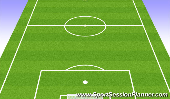 Football/Soccer Session Plan Drill (Colour): Posession Game