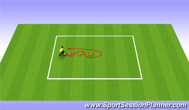 Football/Soccer Session Plan Drill (Colour): Screen 1