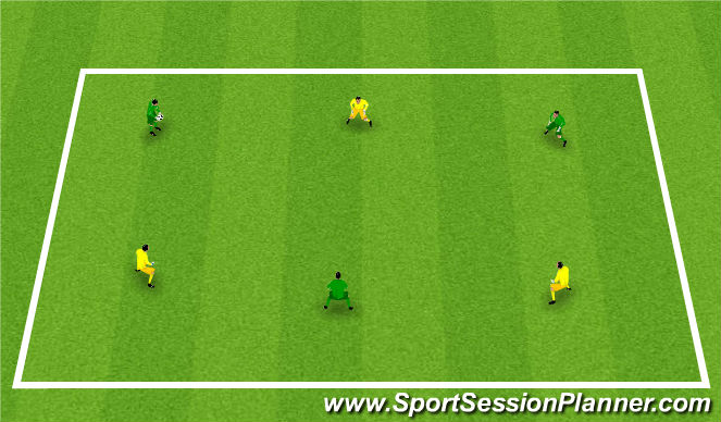 Football/Soccer Session Plan Drill (Colour): Warm Up