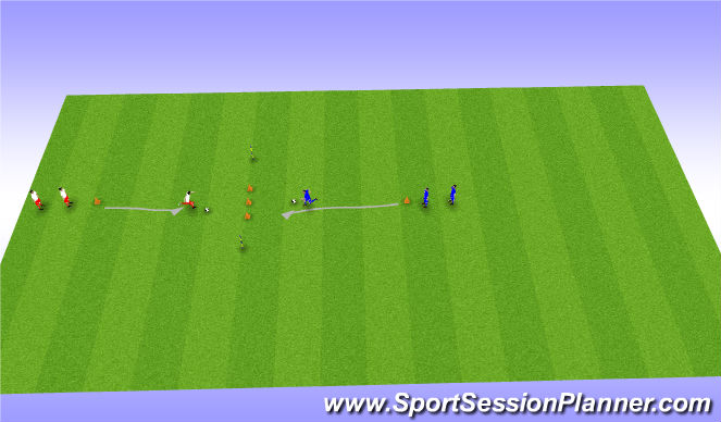 Football/Soccer Session Plan Drill (Colour): Screen 1