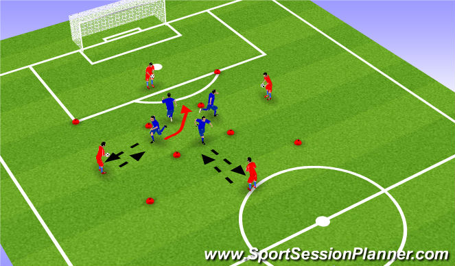 Football/Soccer Session Plan Drill (Colour): Windows