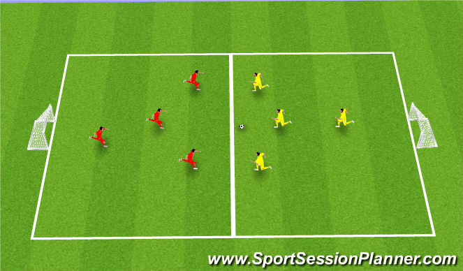 Football/Soccer Session Plan Drill (Colour): Final Game