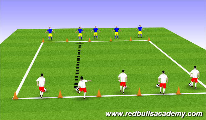 Football/Soccer Session Plan Drill (Colour): Passing WP
