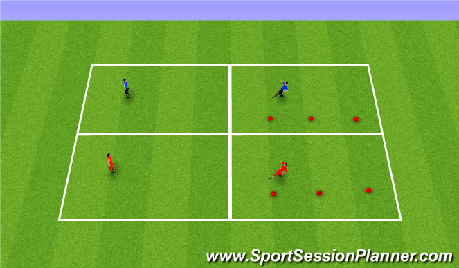 Football/Soccer Session Plan Drill (Colour): Screen 1