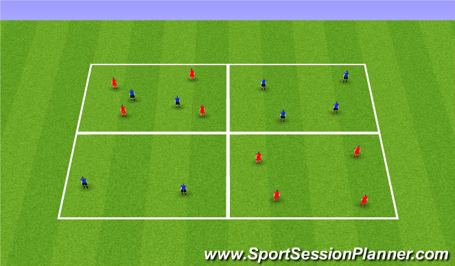Football/Soccer Session Plan Drill (Colour): Screen 2