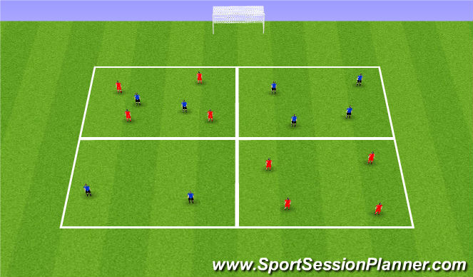 Football/Soccer Session Plan Drill (Colour): Screen 3