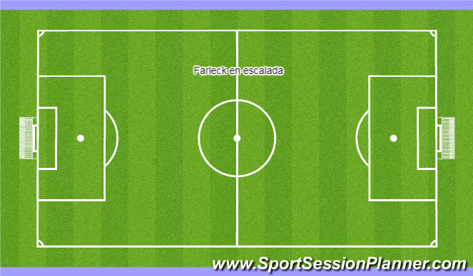 Football/Soccer Session Plan Drill (Colour): Farelck en escalada