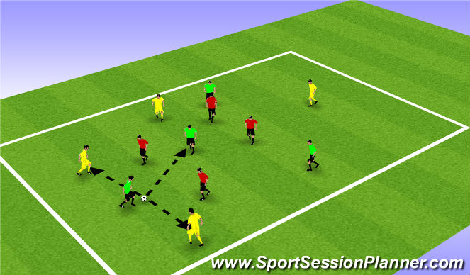 Football/Soccer Session Plan Drill (Colour): Pantalla 3