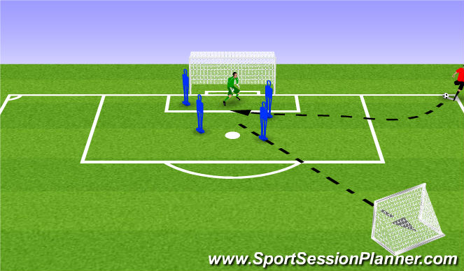 Football/Soccer Session Plan Drill (Colour): Main Theme