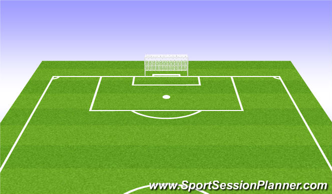 Football/Soccer Session Plan Drill (Colour): Shooting Drill