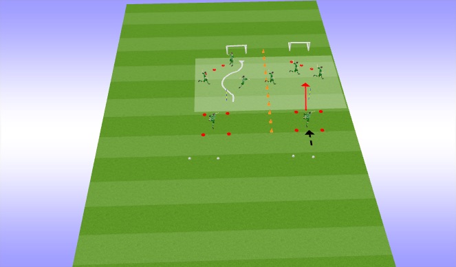 Football/Soccer Session Plan Drill (Colour): Screen 1
