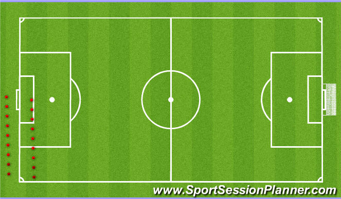 Football/Soccer Session Plan Drill (Colour): FIFA 11+