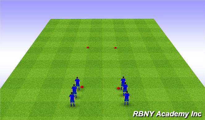 Football/Soccer Session Plan Drill (Colour): SAQ - Starting Sprint