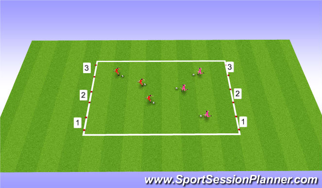 Football/Soccer Session Plan Drill (Colour): Activity