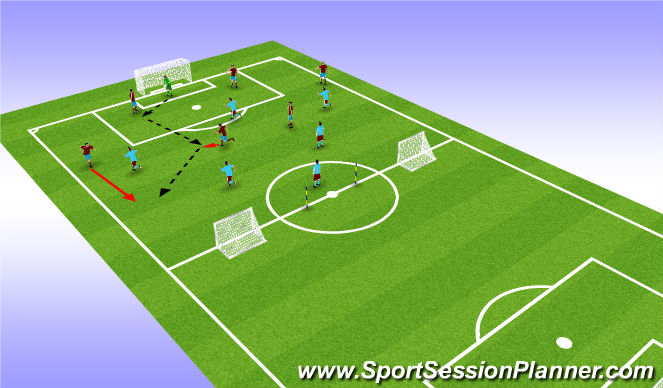 Football/Soccer Session Plan Drill (Colour): game