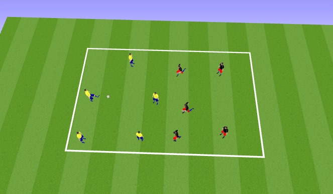 Football/Soccer Session Plan Drill (Colour): Global: Possession