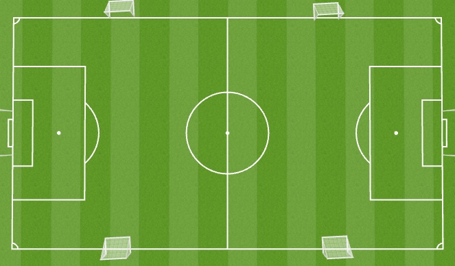 Football/Soccer Session Plan Drill (Colour): Final Game 9v9