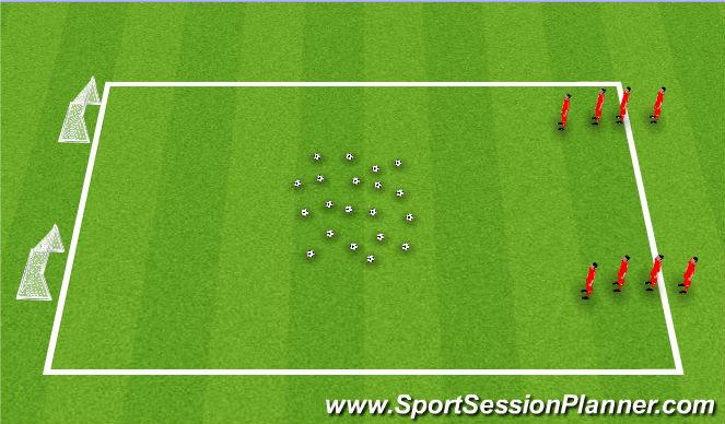 Football/Soccer Session Plan Drill (Colour): Screen 3