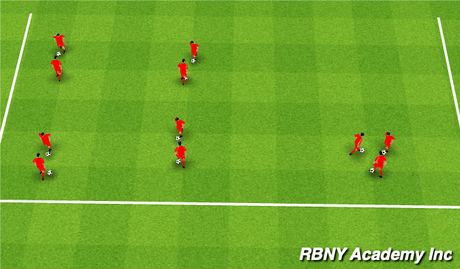 Football/Soccer Session Plan Drill (Colour): Intro