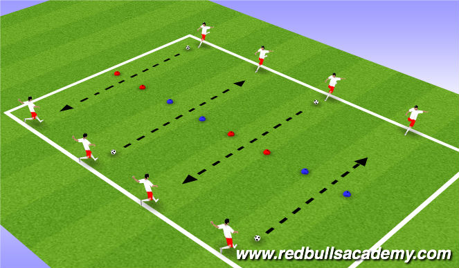 Football/Soccer Session Plan Drill (Colour): Main Theme