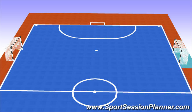 Futsal Session Plan Drill (Colour): Screen 3