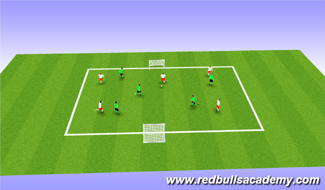 Football/Soccer Session Plan Drill (Colour): Match