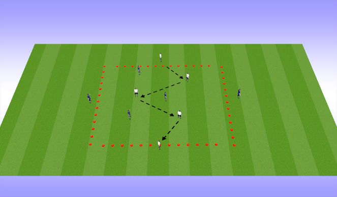 Football/Soccer Session Plan Drill (Colour): Screen 1