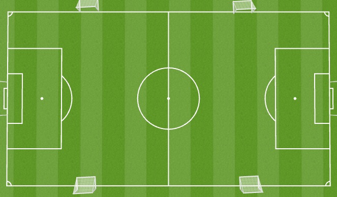 Football/Soccer Session Plan Drill (Colour): Final Game 9v9