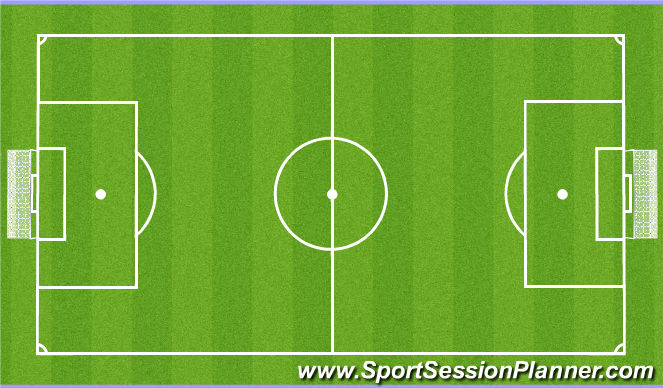 Football/Soccer Session Plan Drill (Colour): Regular Game