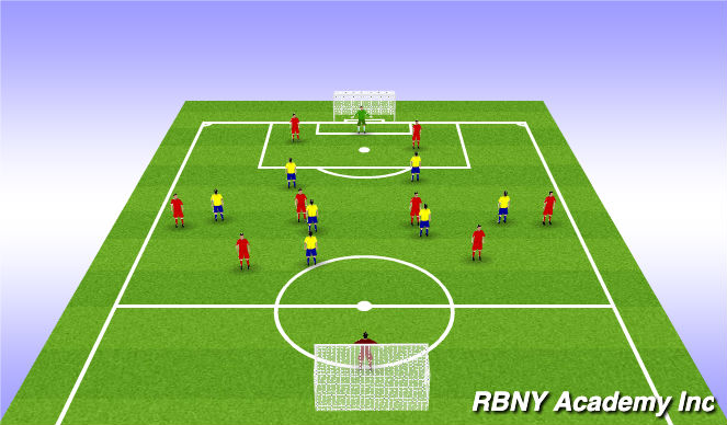 Football/Soccer Session Plan Drill (Colour): Match