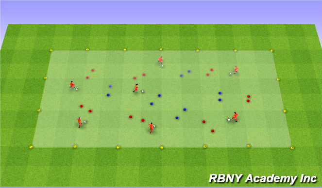 Football/Soccer Session Plan Drill (Colour): Intro
