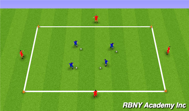 Football/Soccer Session Plan Drill (Colour): Screen 3