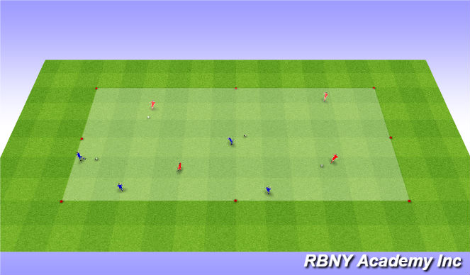 Football/Soccer Session Plan Drill (Colour): Introduction