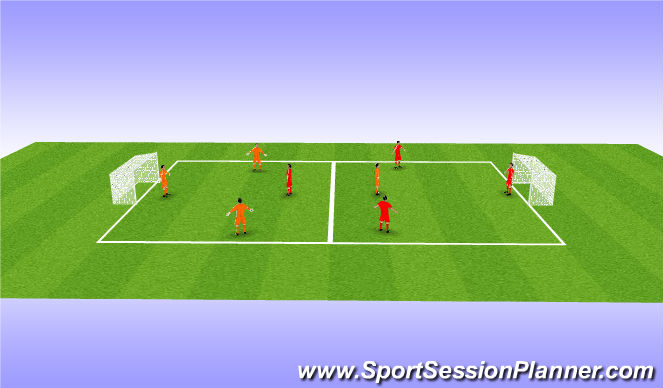 Football/Soccer Session Plan Drill (Colour): Screen 4