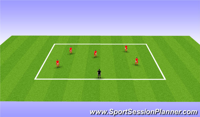Football/Soccer Session Plan Drill (Colour): Ball Familiarisation