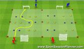 Football/Soccer: Dribbling Activity, Technical: Dribbling and RWB Beginner